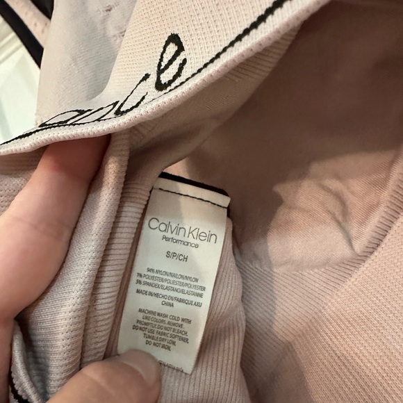 Calvin Klein Medium Impact Racerback Sports Bra - Picture 4 of 4